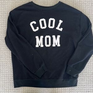 ‘Cool Mom’ Sweatshirt. Size Large
